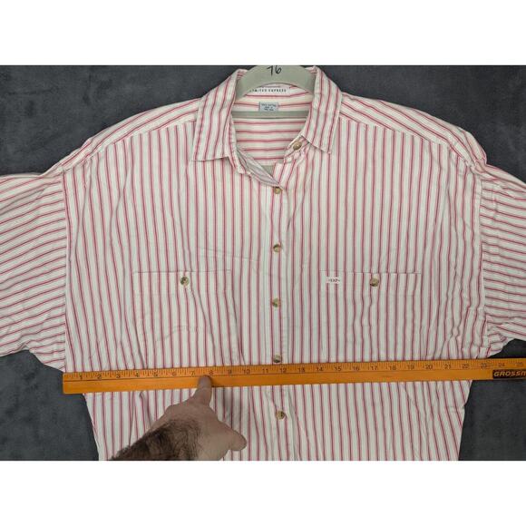VTG Compagnie Internationale Express Womens Long Sleeve M Button Down Striped - Picture 10 of 12